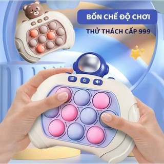Đồ Chơi Pop It Thế Hệ Mới, Máy Chơi Game Bấm Nút Theo Đèn Nhạc Với Nhiều Level Tính Điểm Rèn Trí Thông Minh 89003