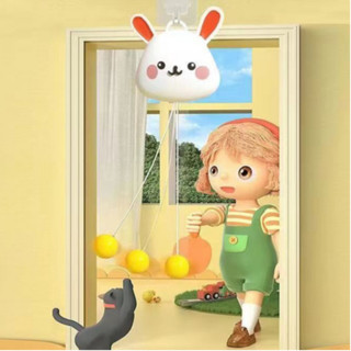 Đồ Chơi Bóng Bàn Treo Tường 2 Vợt Cho Bé, Bộ Bóng Bàn Treo Tờng Vận Động Thể Thao Trong Nhà Tăng Khả Năng Phản Xạ 89014