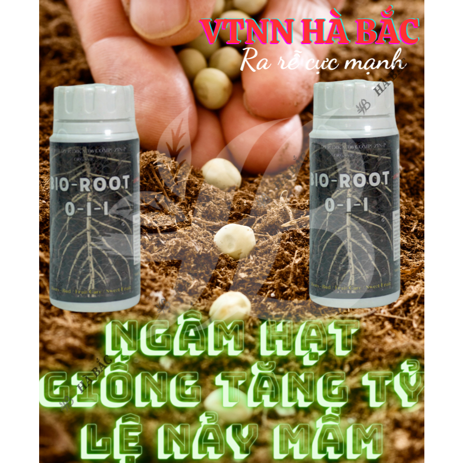 Phân Bón Lá, Thuốc Kích Rễ Bio Root 0-1-1 Thiên Di - Nhập Khẩu Mỹ (100ml)