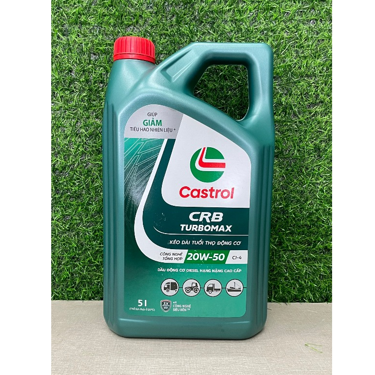 HÀng ChÍnh HÃng Nhớt động Cơ Dầu Castrol Crb Turbomax 20w 50 Ci 4sf 5 Lít Shopee Việt Nam