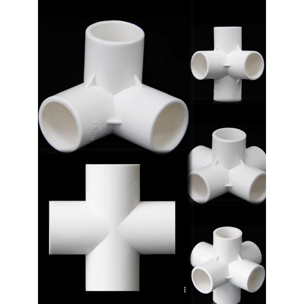 Phụ kiện đầu nối ống nước bằng nhựa PVC 3/ 4/ 5/ 6 cổng 20/ 25/ 32mm ...