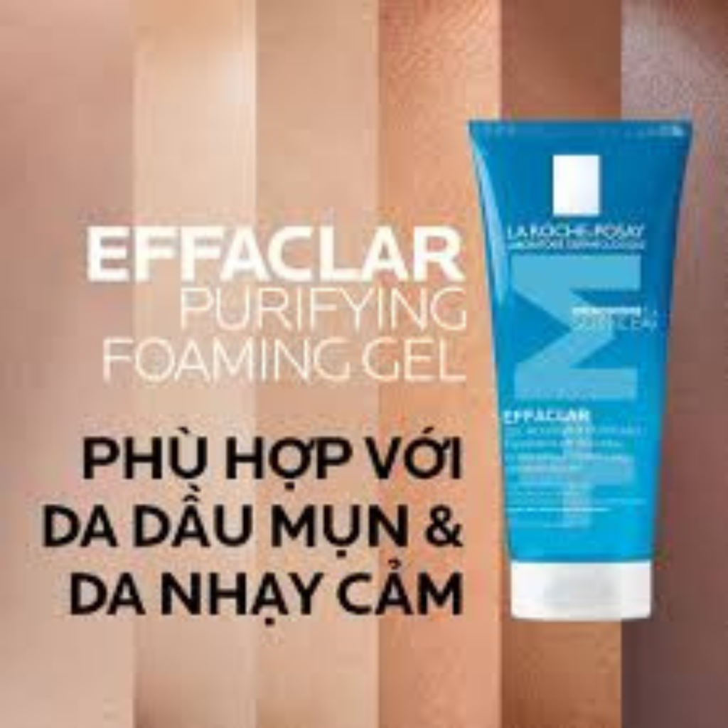 Ảnh La Roche Posay Gel Rửa Mặt Tạo Bọt Làm Sạch Và Giảm Nhờn Cho Da Dầu Nhạy Cảm Effaclar Purifying Foaming Gel 1