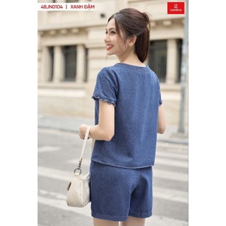 Đồ bộ nữ CARDINA chất liệu jean mềm thoáng mát kiểu dáng thời trang trẻ trung năng động 4BJN01