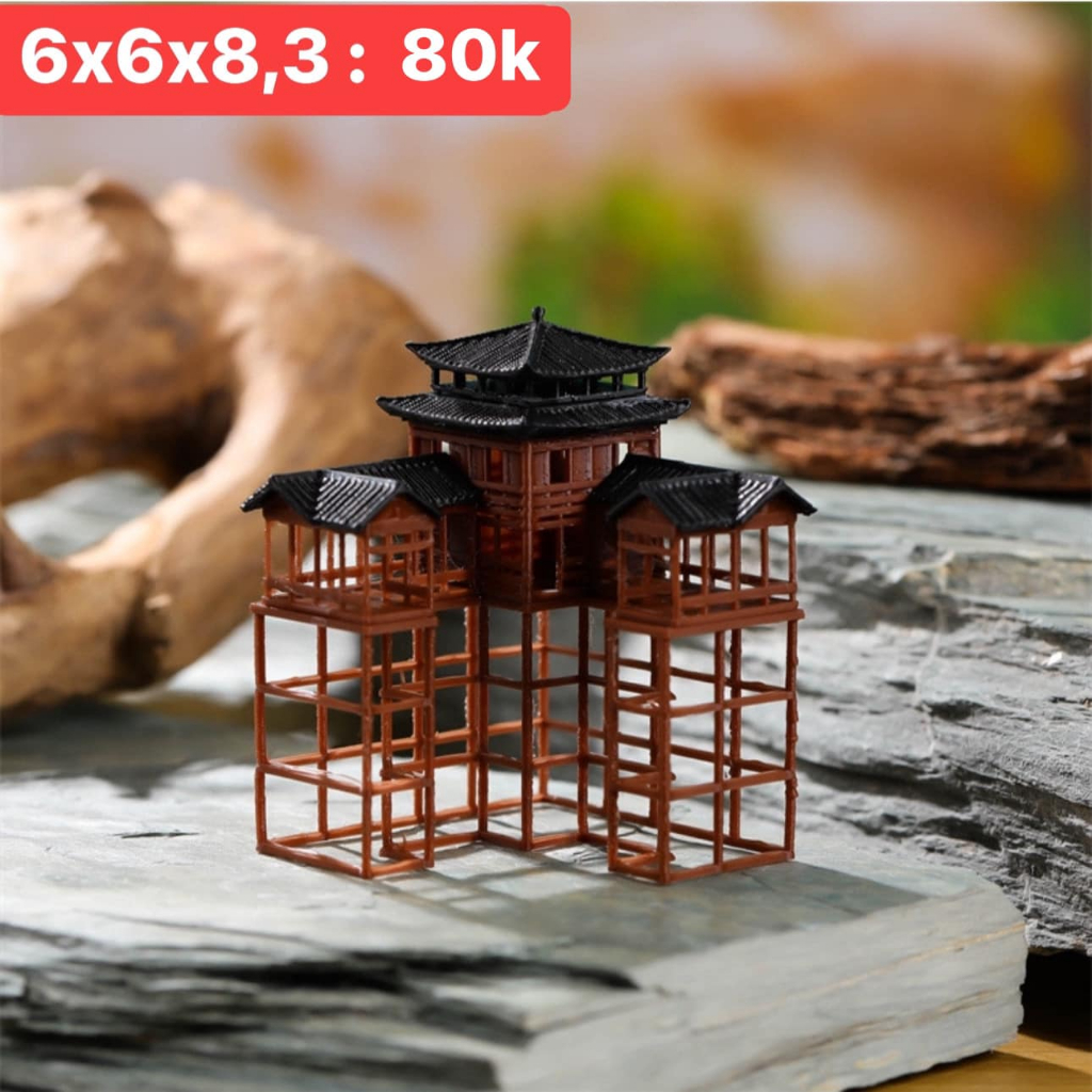 Mô hình nhà in 3D làm tiểu cảnh,trang tri,terrarium