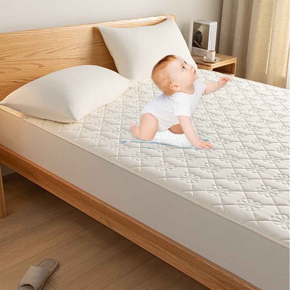 Bộ Ga Chống Thấm Cotton Đũi Bo Chun Bọc Nệm Cao Cấp Chính Hãng TOPAZ Nhập Khẩu Kèm 2 Vỏ gối Mang Lại Cảm Giác Dễ Chịu