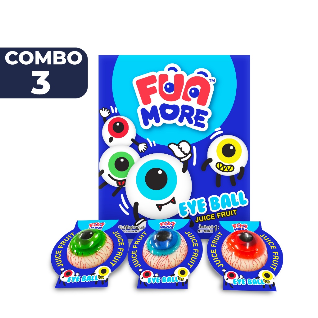 Ảnh Kẹo dẻo Con mắt Funmore 18g 1