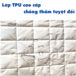 Bộ Ga Chống Thấm Cotton Đũi Bo Chun Bọc Nệm Cao Cấp Chính Hãng TOPAZ Nhập Khẩu Kèm 2 Vỏ gối Mang Lại Cảm Giác Dễ Chịu — ảnh 8