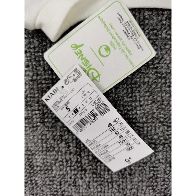 [Sale Lỗi Nhẹ] Áo Nỉ Bông Bé Gái C2660 In Hình Chú Mèo Dễ Thương Xuất Dư Size 10Y (27-30kg)