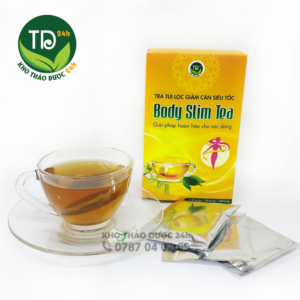 Trà giảm cân siêu tốc SLIM BODY TEA đánh tan mỡ bụng, mỡ tay chân, 100% ...