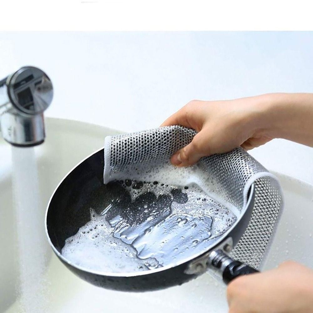 Giẻ rửa chén sợi kim loại - Miếng rửa chén