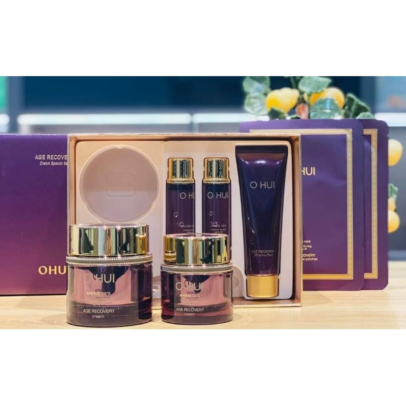 Sét kem Dưỡng Phục Hồi Da Lão Hóa OHUI Age Recovery Cream 50ml