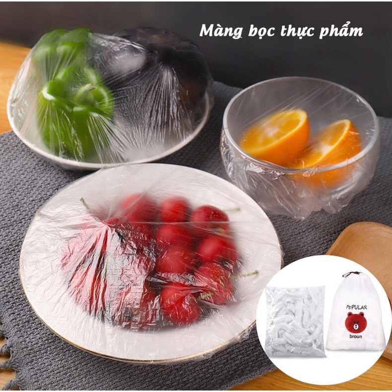 Màng bọc thực phẩm túi gấu PE siêu dai