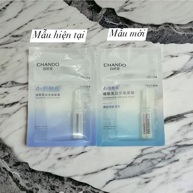 Mặt nạ Chando 2 bước Niacinamide 4% 5M - mẫu ngẫu nhiên | Shopee Việt Nam