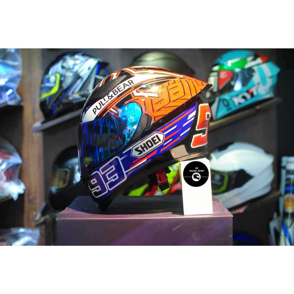 Mũ bảo hiểm Fullface Royal M138 Shoei X-14 Marquez 5 Pull&Bear