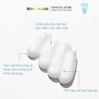 Sữa rửa mặt phục hồi thuần chay SHINCOS.LAB HA B5