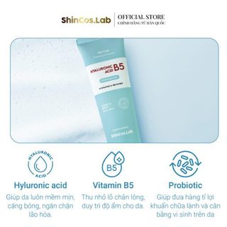 Sữa rửa mặt phục hồi thuần chay SHINCOS.LAB HA B5