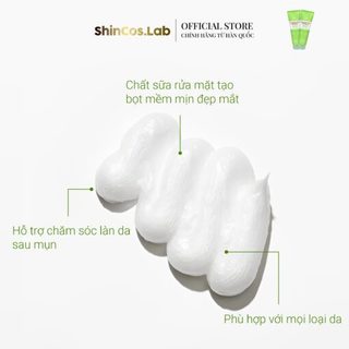 Sữa rửa mặt ngừa mụn thuần chay SHINCOS.LAB AHA/BHA/PHA