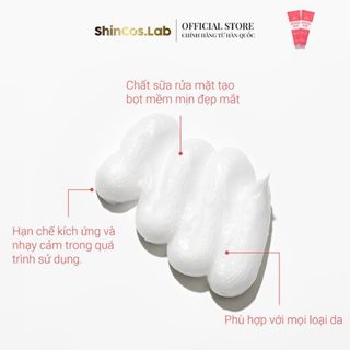 Sữa rửa mặt dưỡng trắng thuần chay SHINCOS.LAB Niacinamide Brightening