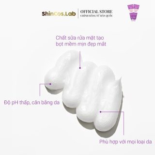 Sữa rửa mặt ngừa nám thuần chay SHINCOS.LAB Tranexamic Brightening