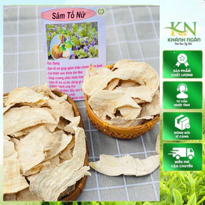 Sâm tố nữ thái lát sấy khô tăng vòng 1,sâm tố nữ khô nguyên chất sản sinh collagen, tăng cường nội tiết tố(500gr-1kg)