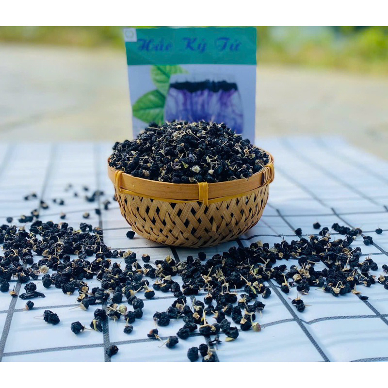 Hắc Kỷ Tử (Kỷ Tử Đen) Sấy Khô Tự Nhiên, Sáng Mắt, Đẹp Da, Dưỡng Nhan, Thanh Nhiệt