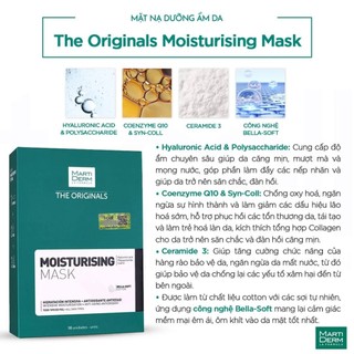 [CÔNG TY] Mặt Nạ Cấp Ẩm, Cấp Nước và Căng Mịn Da MartiDerm The Originals Moisturising Mask