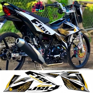 Tem rời SATRIA Fi 150cc - Mẫu F150 form chuẩn. Chất liệu PPF Cao Cấp : 3 Lớp, Chống Nước, Chống Phai Màu. Nhãn Dán Decal