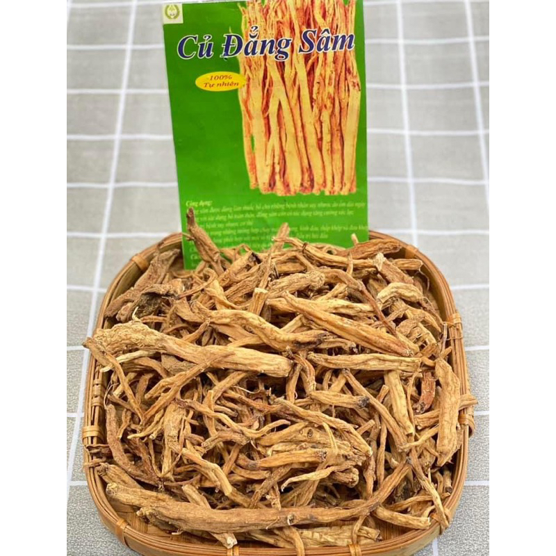 Đẳng sâm rừng tự nhiên (khô,sạch,đẹp) 500gr