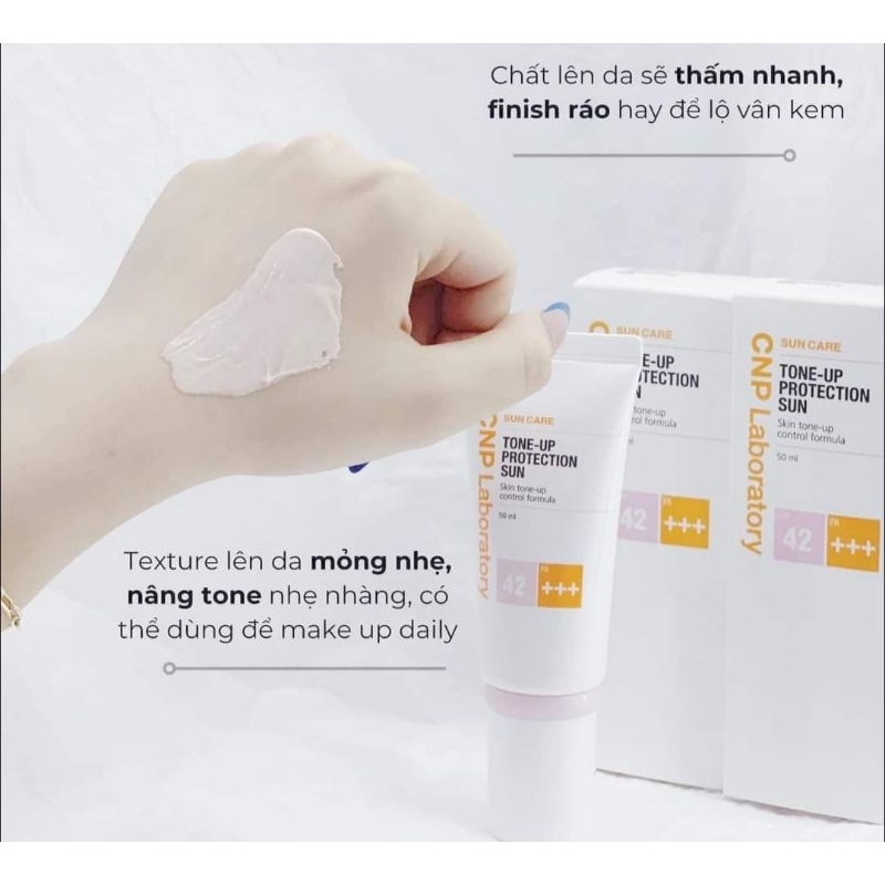 Kem chống nắng nâng tông da CNP Laboratory Tone-Up Protection Sun SPF42/PA+++ 50ml