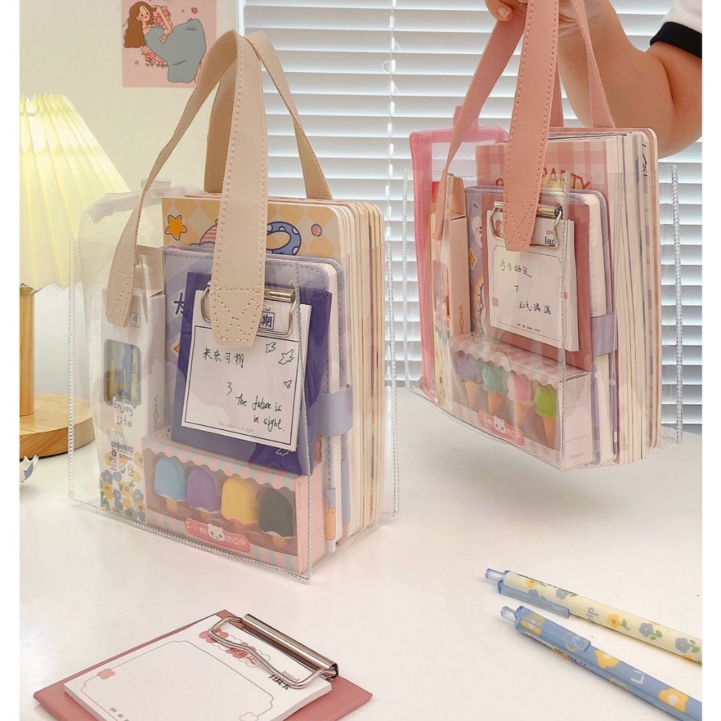 Túi Nhựa Trong Suốt Hoa Nhỏ Xinh Xắn, Túi Nhựa PVC BeeCrazee | Shopee ...