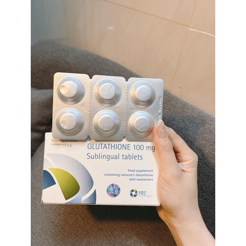 gi vin ngm trng da glutathione 100mg Sublingual Tablets gip lm Vin ngm trng da Pharmaform