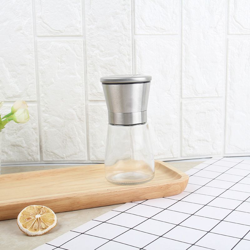 Lọ xây tiêu cầm tay - Lọ xây tiêu thủy tinh