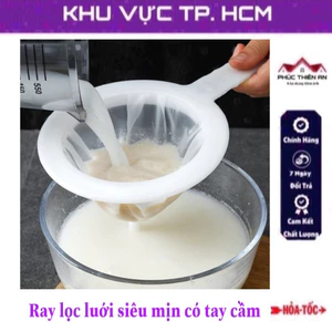Rây lọc sữa chất liệu nhựa, lưới siêu mịn có tay cầm - đa năng, tiện dụng