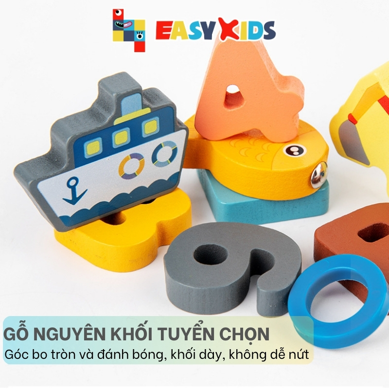 Đồ chơi câu cá bảng gỗ chữ cái, chữ số, phương tiện giao thông, người thân, con vật nhiều chi tiết