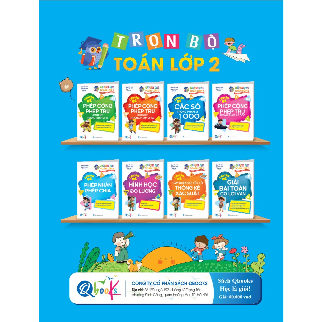 Ảnh Sách - Túi Trọn Bộ Toán Học Chuyên Sâu Học Đâu Chắc Đấy Lớp 2 - Cả năm ( 8 Cuốn ) 1