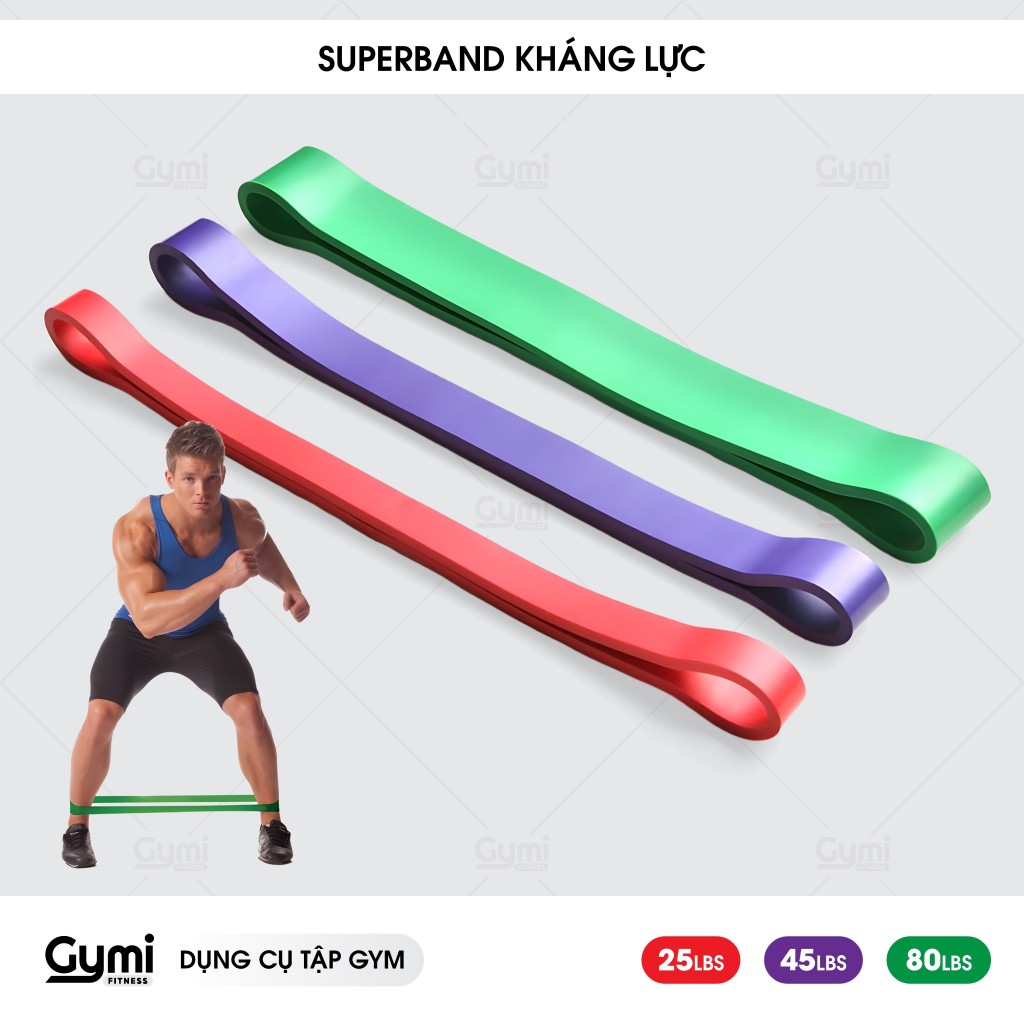 Dây Kháng Lực Superband Tập Mông, Chân, Đùi - Dây Superband Hỗ Trợ Tập GYM Tại Nhà - Superband