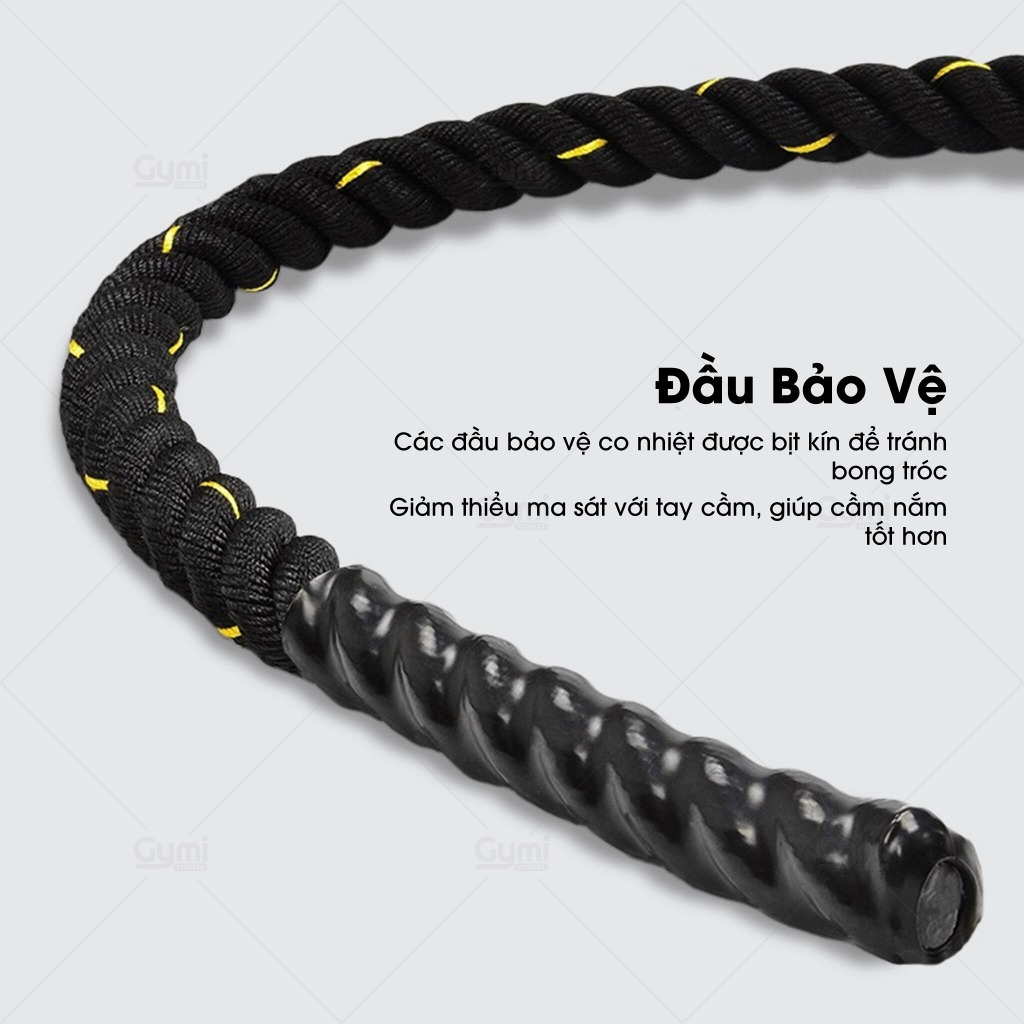 Dây Thừng Tập Thể Lực Cao Cấp Cho Phòng Gym - DayThung