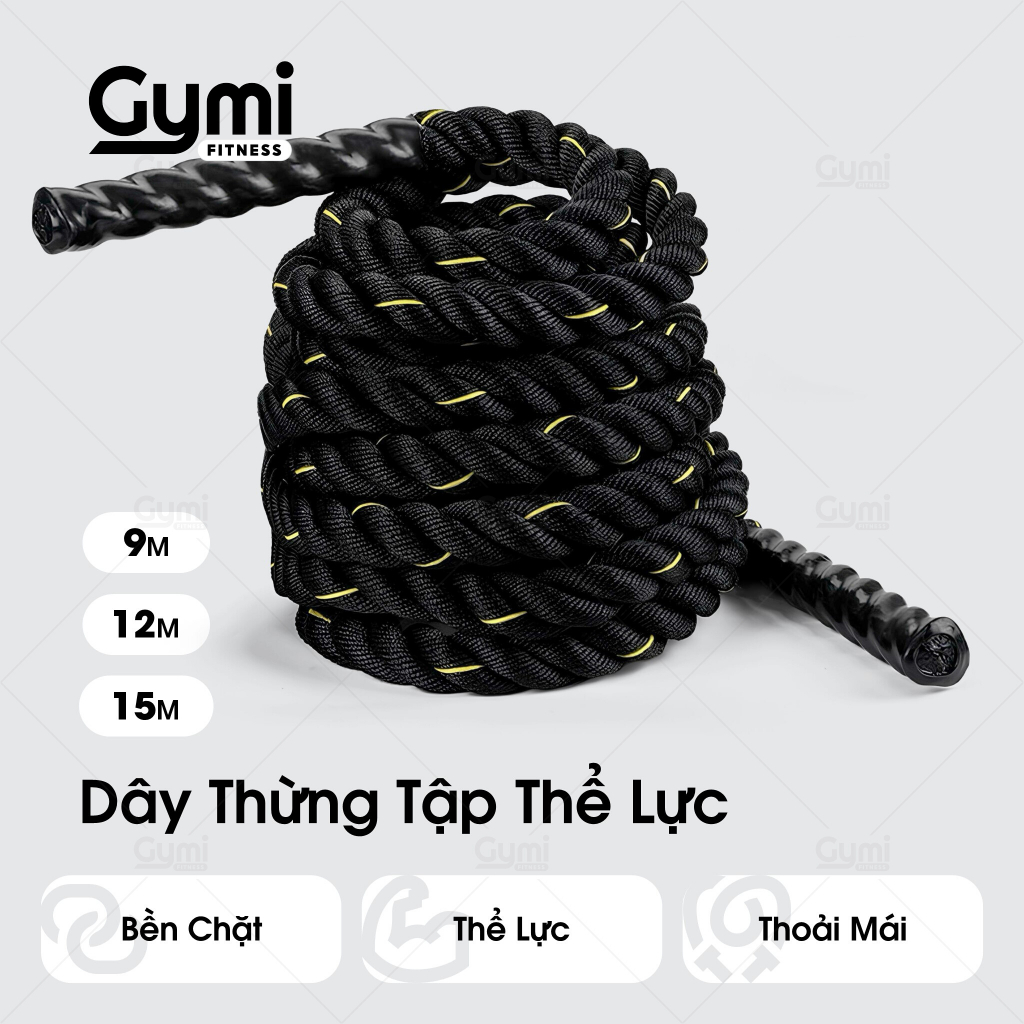 Dây Thừng Tập Thể Lực Cao Cấp Cho Phòng Gym - DayThung