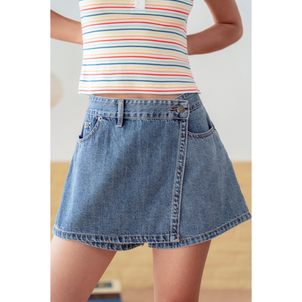 Ảnh LIBÉ WORKSHOP - Quần váy ngắn vải denim 2