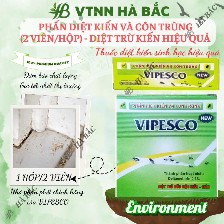 Phấn Vẽ Diệt Kiến Và Côn Trùng (2 Viên/Hộp) - Diệt Trừ Kiến Hiệu Quả