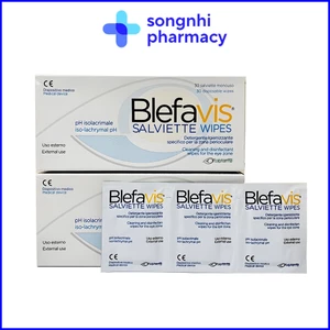 Vệ Sinh Bờ Mi Blefavis Wipes [Chính hãng từ Ý] Hộp 30 Miếng