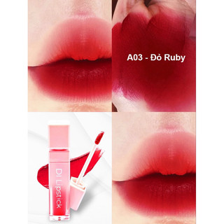 [11.11 MUA 2 TẶNG 1] A03 - Đỏ Ruby Son DI Cosmetic lì môi không chì chính hãng