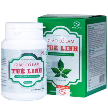 Viên uống Giảo Cổ Lam Tuệ Linh (Hộp 100 viên) Hỗ trợ Phòng ngừa Bệnh Tim Mạch, Tiểu Đường, Mỡ Máu.