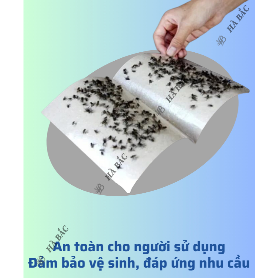 [COMBO 5 MIẾNG] Keo Dính Ruồi 2 Mặt Siêu Dính, Dính Chuột, miếng to, Nhiều Keo