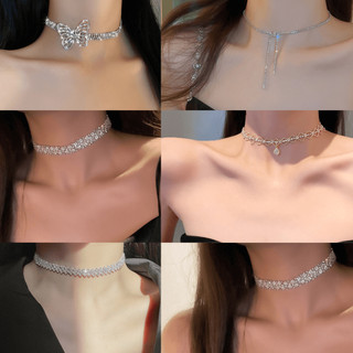 (HOẢ TỐC)Choker Nữ Đính Đá Sang Trọng Dự Tiệc, Vòng Cổ Thời Trang Nữ Hot Trend 2025 Larme accessories -DC0095