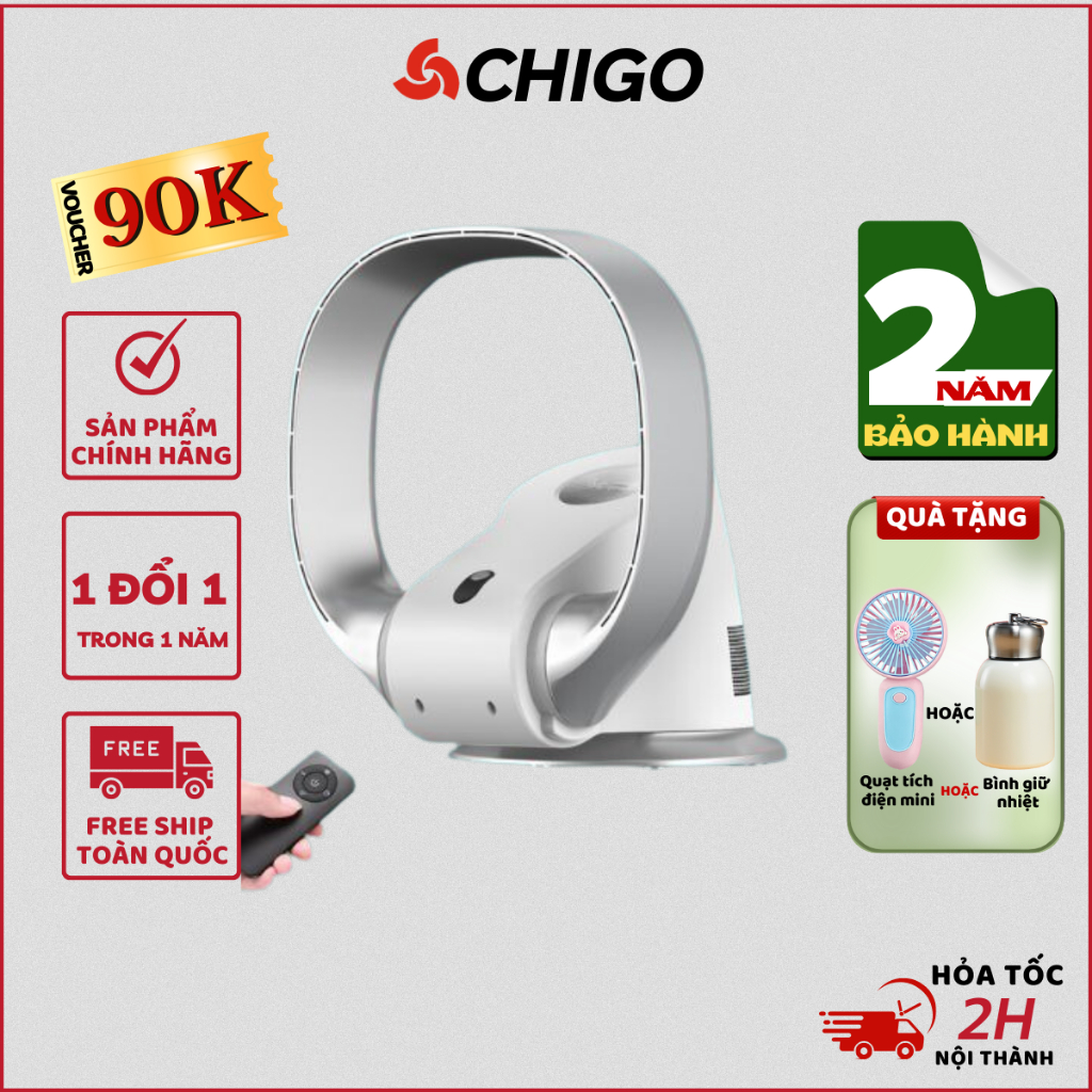 Quạt Không cánh Treo Tường Để Bàn KIJAPAN CR305 - Công Nghệ Sản Xuất ...