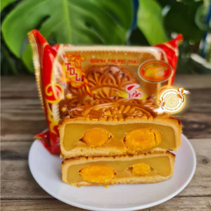 Bánh trung thu Đậu Xanh 2 Trứng 200gr Tân Dân Lợi