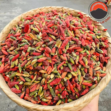 Kỷ tử đỏ hoang dã núi Trường Bạch sấy khô, kỉ tử hữu cơ organic, trà kì tử, kì tử kỳ tử, câu kỷ tử giúp chống oxy hoá