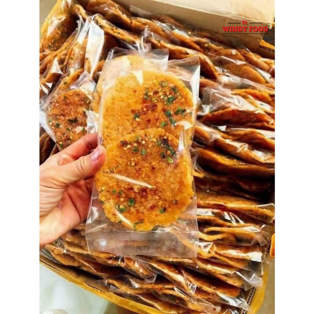 Set 10 Túi Cơm Cháy Mắm Hành Nguyên Miếng Đậm Đà Gia Vị
