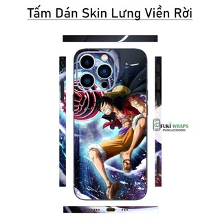 Tấm dán Skin Mặt Sau One Piece MS06 FULL VIỀN 15 pro max,14 pro max,13 pro max,12 pro max,11 pro max - FukiShop